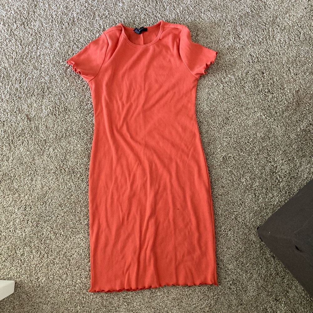 Ribbed Mini Dress